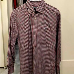 EUC Men’s Small Vineyard Vine Red/ Green/ White Shirt